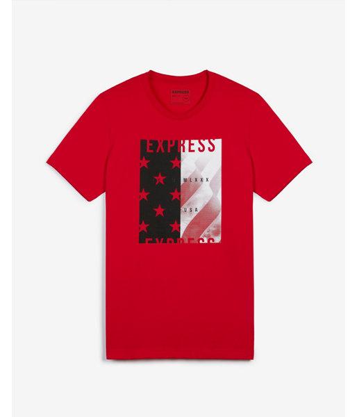 Express Mens Express Stars Graphic T-shirt