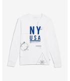 Express Mens Ny Usa Long Sleeve Graphic Tee