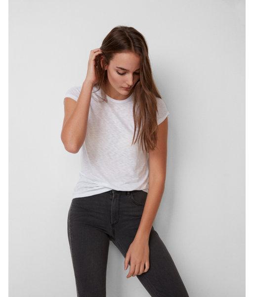 Express Womens Slub Crew Neck Tee
