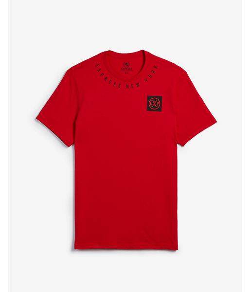 Express Mens Collar Graphic Tee