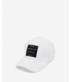 Express Mens White Hat Square Logo Baseball Hat