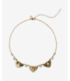 Express Womens Mixed Stone Statement Necklace