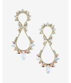Express Womens Stone Figure Eight Earrings