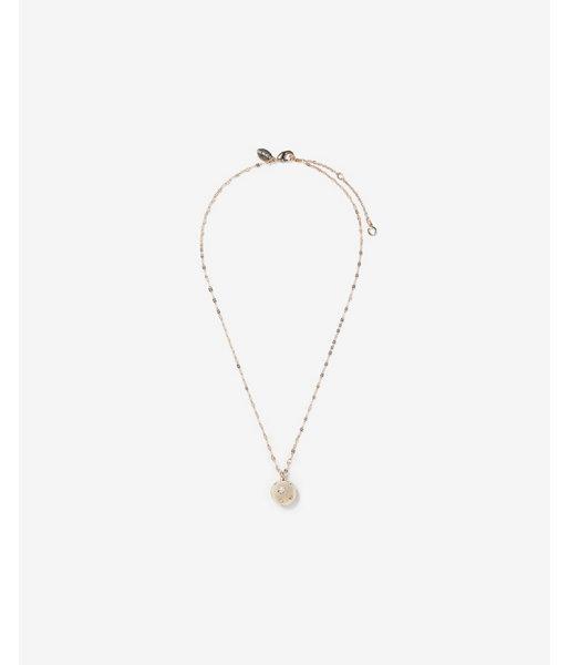Express Womens Embellished Star Orb Pendant Necklace