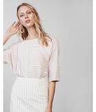 Express Womens Striped Cocoon Top