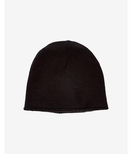 Express Mens Feeder Stripe Reversible Beanie