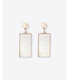 Express Womens Rectangle Pendant Drop Earrings