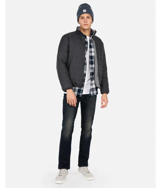 Express Mens Reversible Water-resistant Puffer Jacket