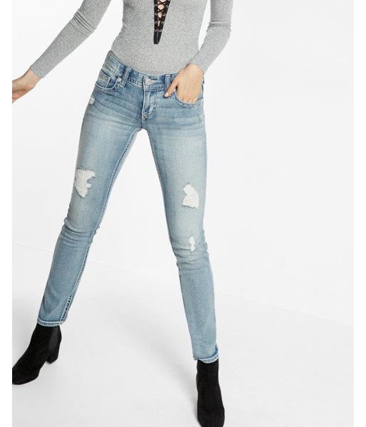 Express Low Rise Thick Stitch Stretch