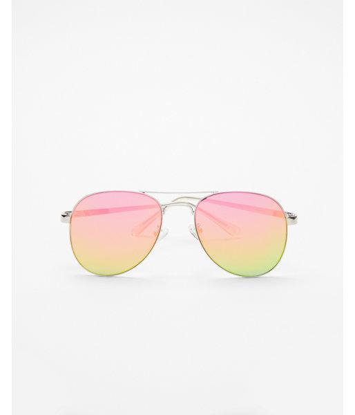 Express Womens Rainbow Aviator