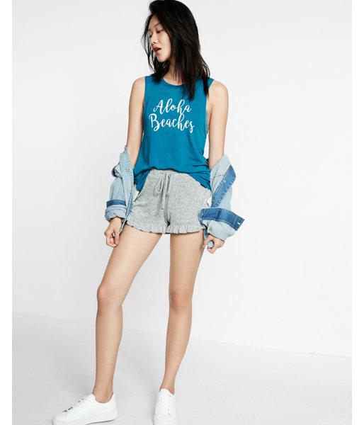 Express Aloha Beaches Crew Neck Tank