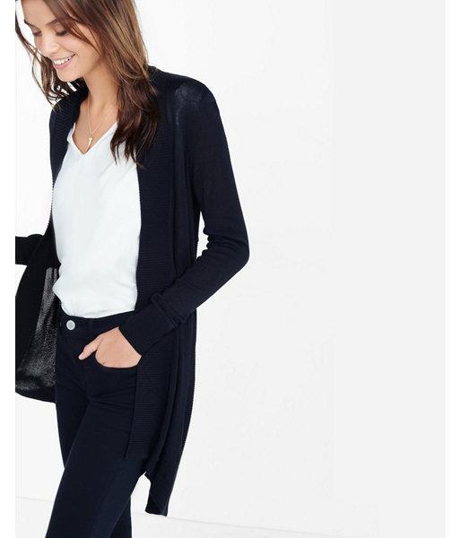 Express Womens Black Split Back Cover Up