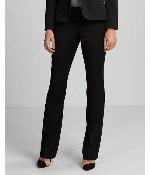 Express Womens Petite Low Rise Barely Boot Editor Pant
