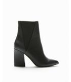 Express Womens Stretch Heeled Booties