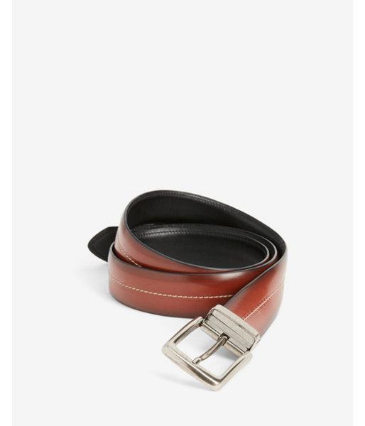 Express Mens Reversible Center Stitch Stretch Prong Belt