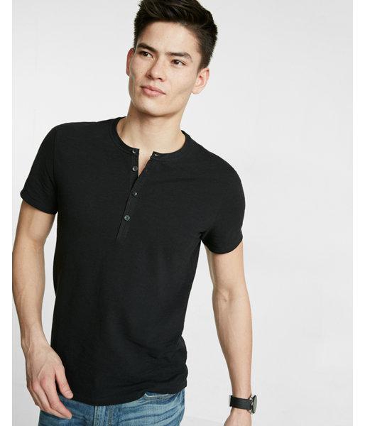 Express Slub Pique Henley