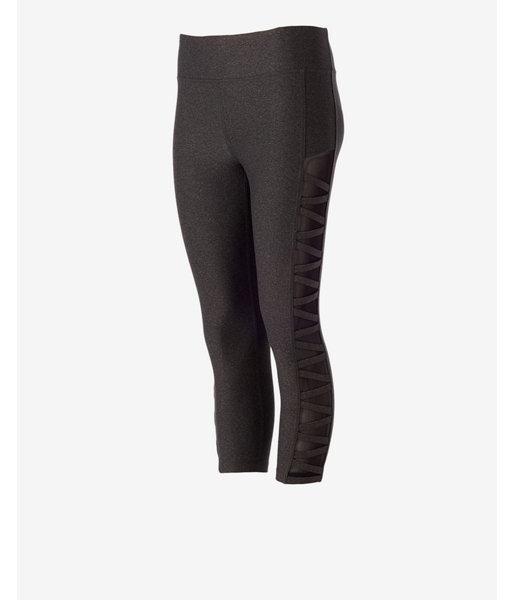 Express Womens Exp Core Mesh Lace-up Panel Cropped