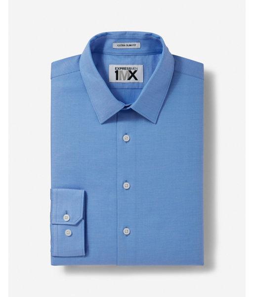 Express Slim Fit Diagonal Dobby 1mx Dress