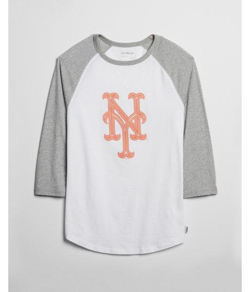 Express Mens New York Mets Baseball Tee