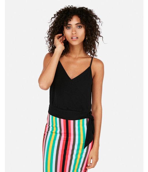 Express Womens Express One Eleven Abbreviated Tie Hem Cami