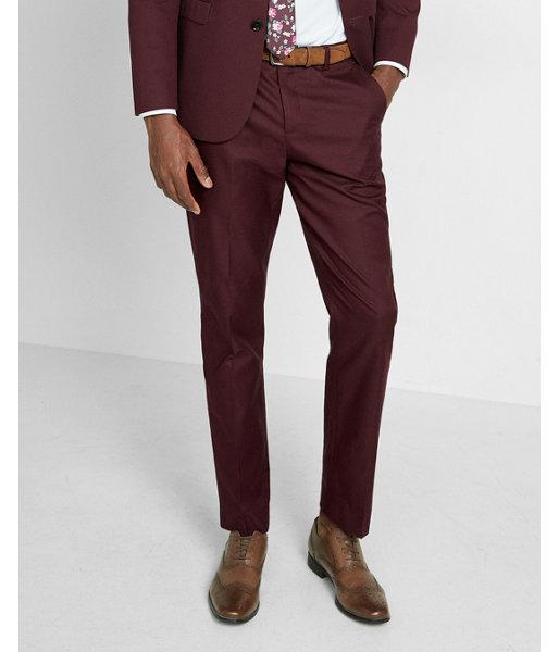 Express Mens Slim Photographer Oxford Dress Pant