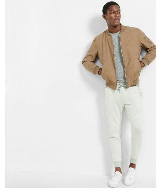 Express Mens Heathered Fleece Jogger Pant