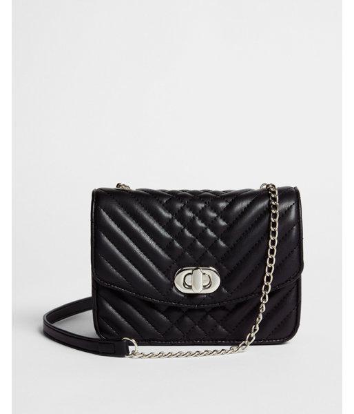 Express Snake Quilt Cross Body Bag