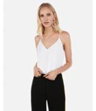 Express Womens Satin Cropped Cami