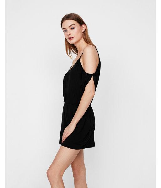 Express Womens Cold Shoulder Dolman Romper