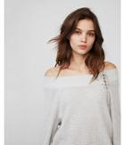 Express Womens Off The Shoulder Lace-up Balloon
