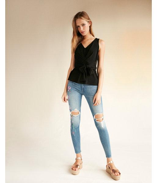 Express Womens Tie Front Tank