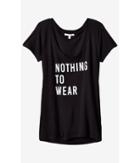 Express Women's Tees Express One Eleven Nothing Graphic T-shirt