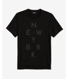 Express Mens New York Embossed Graphic Tee