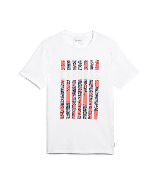 Express Mens Crew Neck Pineapple Graphic Tee