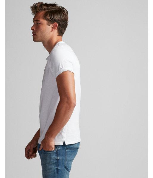 Express Stretch Small Lion Slub Crew Neck Tee