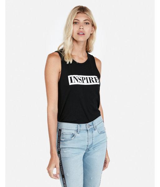 Express Womens Express One Eleven Inspire Graphic Tank