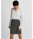 Dotted Henley City Shirt By Express
