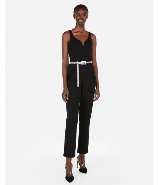 Express Womens V-wire Sweetheart Jumpsuit
