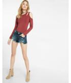 Express Fitted Shoulder Cut-out Tee