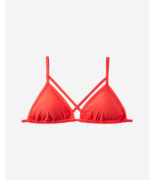 Express Solid Strappy Adjustable Triangle Bikini