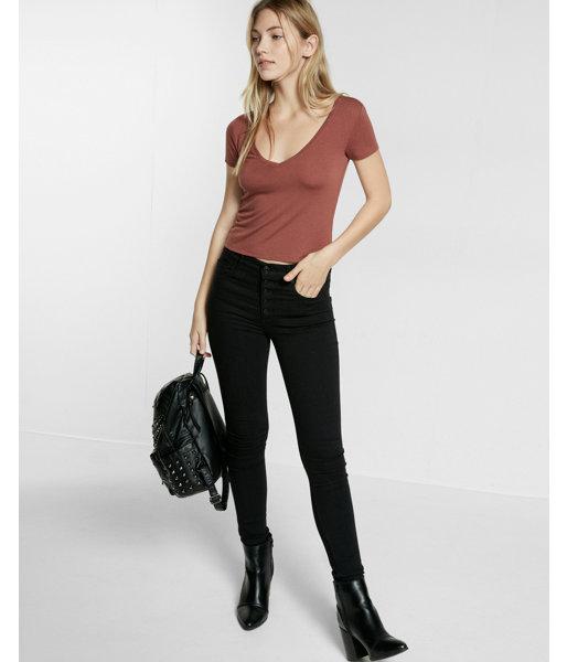 Express V-neck Easy Tee