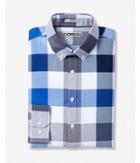 Express Mens Fitted Large Check Nylon Dress
