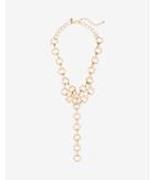 Express Womens Status Link Statement Necklace