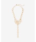Express Womens Status Link Statement Necklace