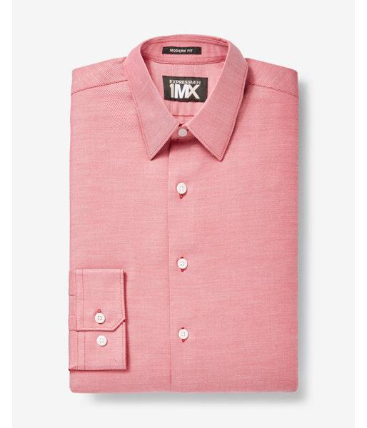 Express Mens Modern Fit Express Tech Diagonal Dobby 1mx Dress