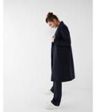 Express Womens Boxy Double Breasted Coat