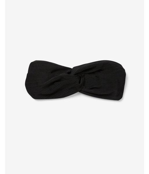 Express Womens Natasha Black Knot Headwrap