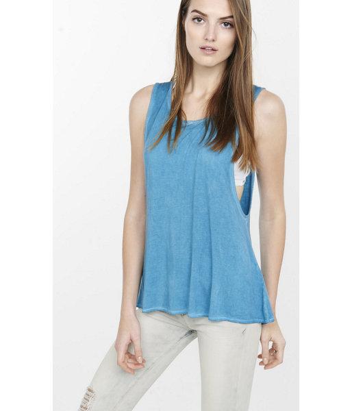 Express Women's Tanks Express One Eleven Garment Dyed
