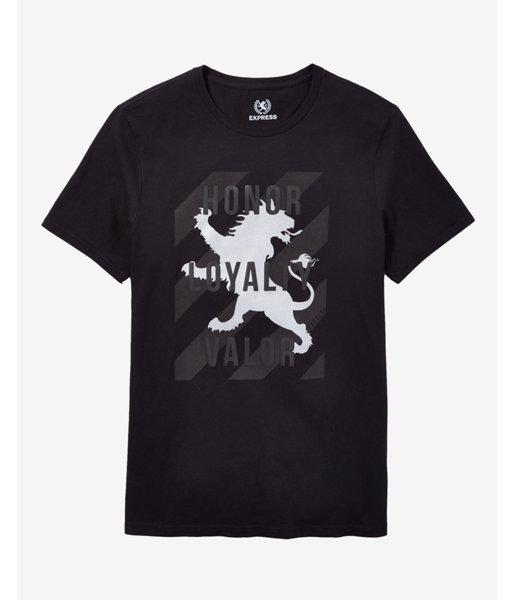 Express Honor Valor Lion Graphic T-shirt