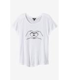 Express Women's Tees Heart You Graphic Boxy T-shirt